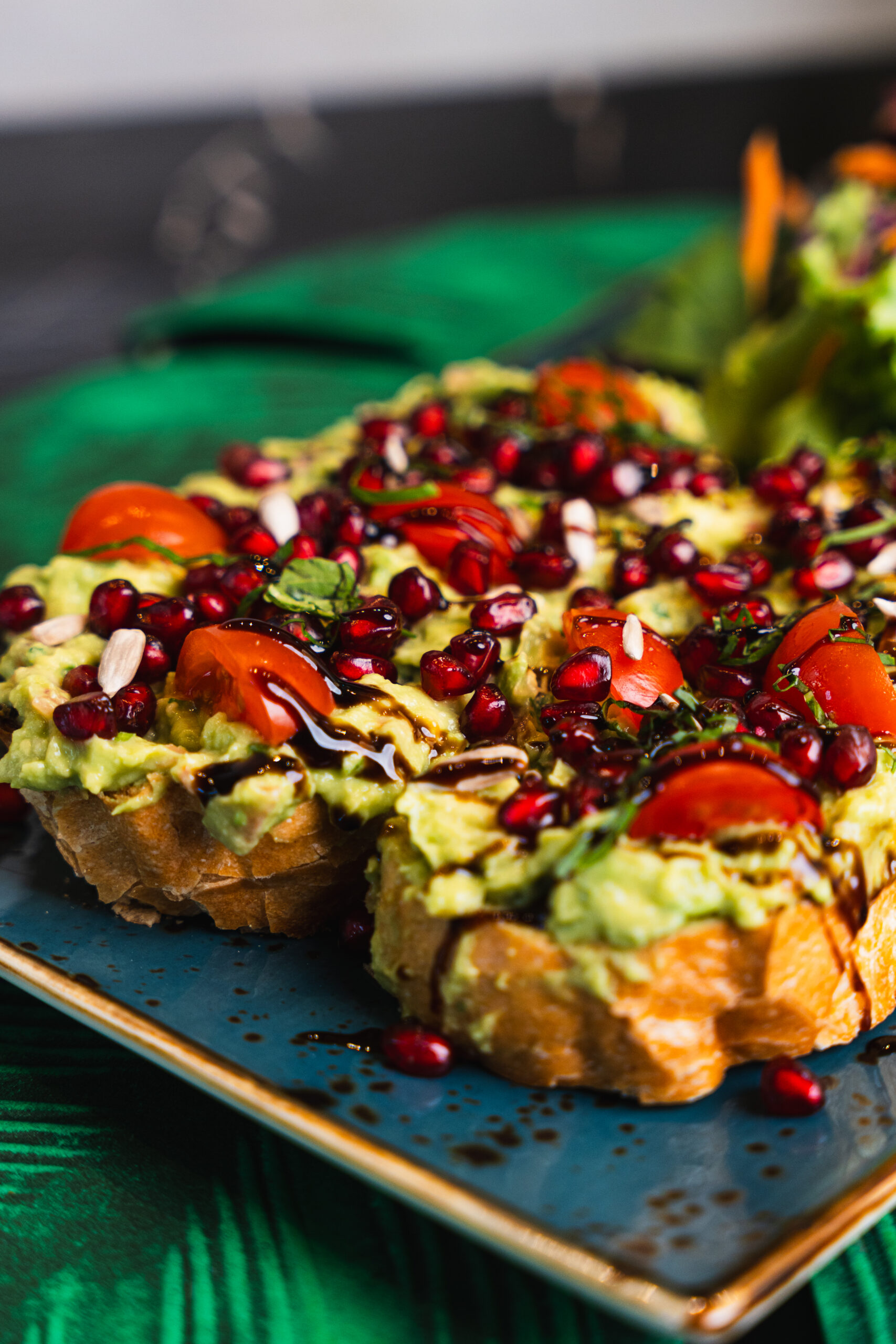 Avocado Toast with Tomato & Balsamic