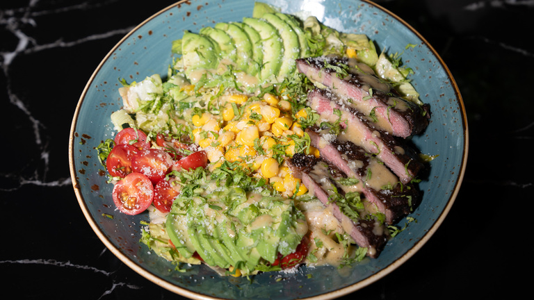 Honey Mustard Steak Salad